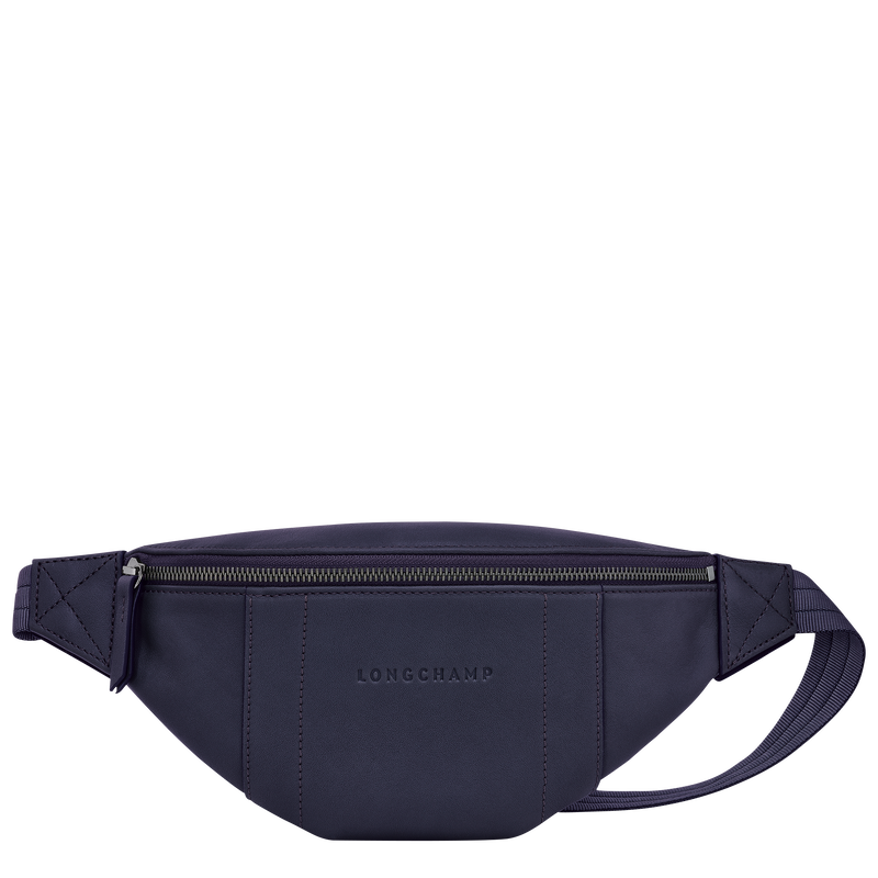 Longchamp 3D S Belt bag Bilberry - Leather | Longchamp US