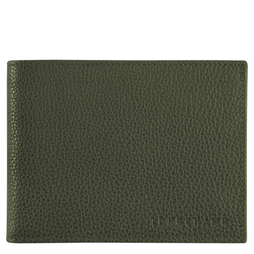 Le Foulonné Wallet , Khaki - Leather - View 1 of  2