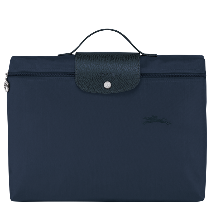 Le Pliage Green S Briefcase , Navy - Recycled canvas  - View 1 of 5