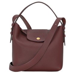Le Cadence S Bucket bag , Burgundy - Leather