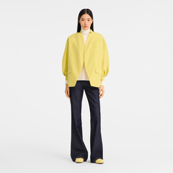 Kimono jacket , Lime - Techno taffeta