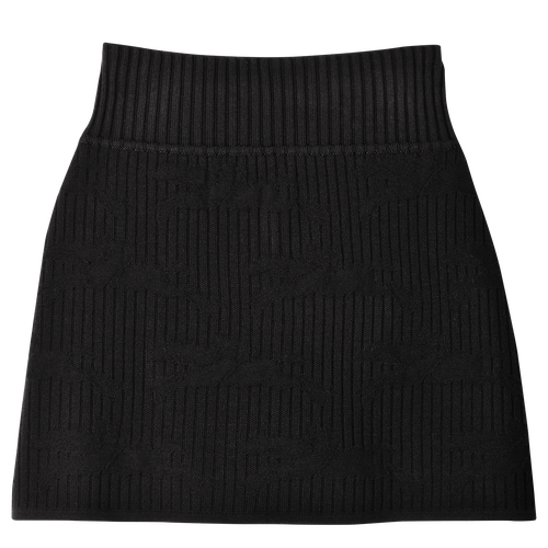 Skirt , Black - Knit - View 1 of 2