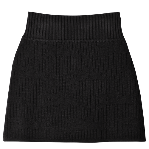 Skirt , Black - Knit - View 1 of  2