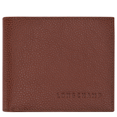 Le Foulonn&eacute; Wallet , Coffee - Leather