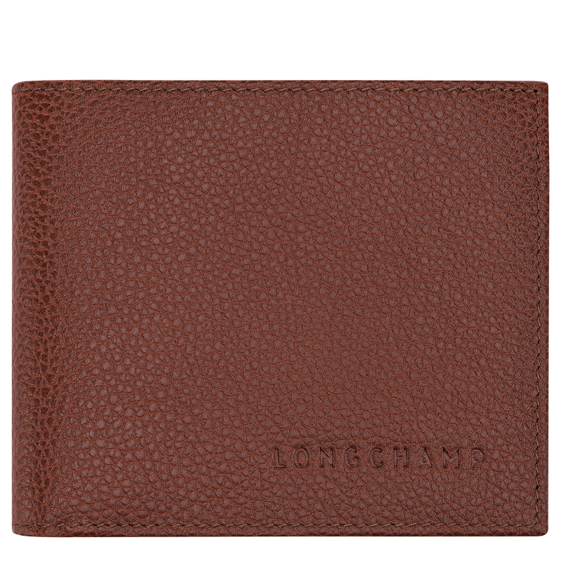 Le Foulonn&eacute; Wallet , Coffee - Leather  - View 1 of 3