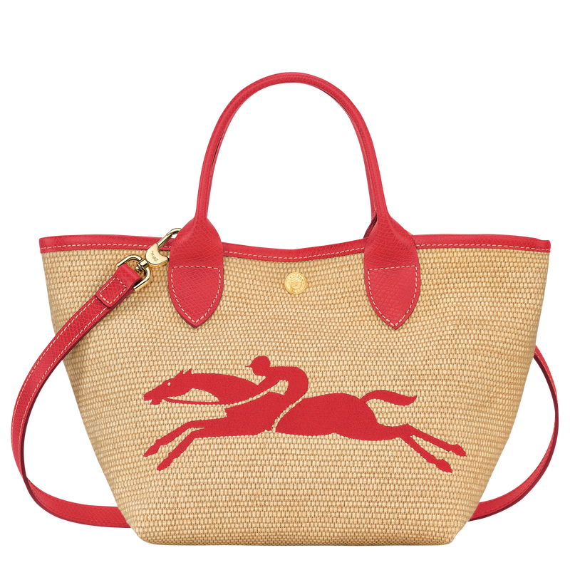 Le Panier Pliage S Basket bag , Red - Canvas  - View 1 of  4