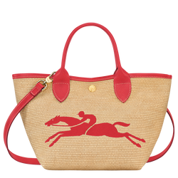 Le Panier Pliage S Basket bag , Red - Canvas