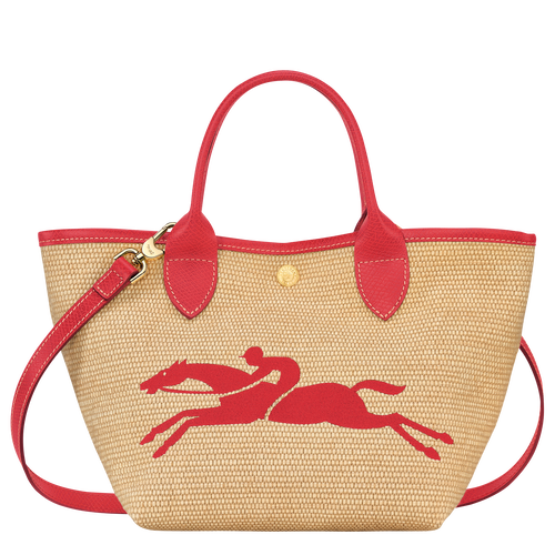 Le Panier Pliage S Basket bag , Red - Canvas - View 1 of  4