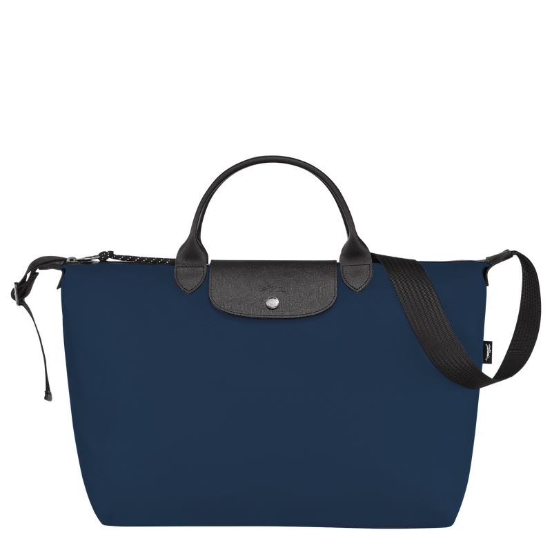 Le Pliage Energy XL Handbag , Navy - Recycled canvas  - View 1 of  5