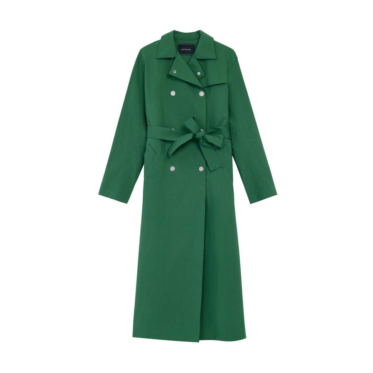 Женская куртка Longchamp Trench coat 61390CPR, цвет: Зелёный