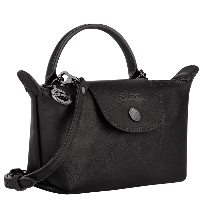 Pochette XS Le Pliage Xtra , Cuir - Noir  - Vue 3 de 5