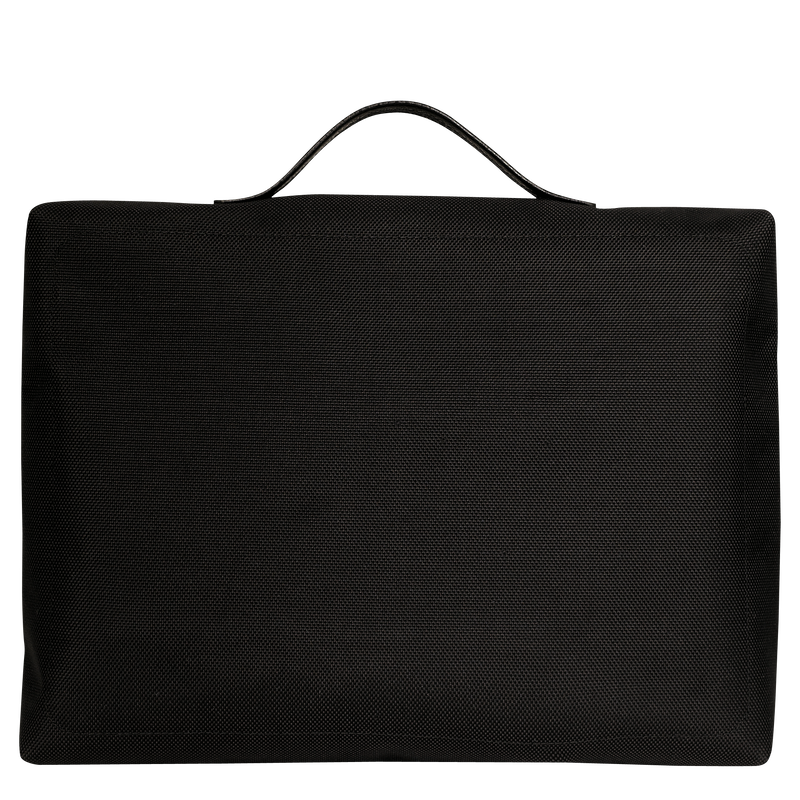 Boxford S Briefcase , Black - Recycled canvas  - View 4 of 4