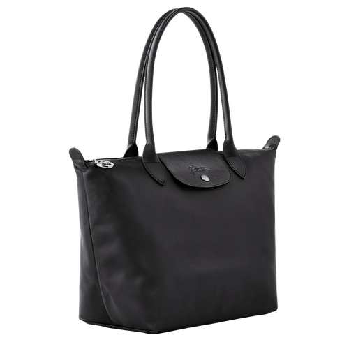 Shopper M Le Pliage Xtra , Leder - Schwarz - Ansicht 3 von 6