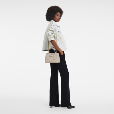 Le Roseau S Handbag Paper - Leather | Longchamp US