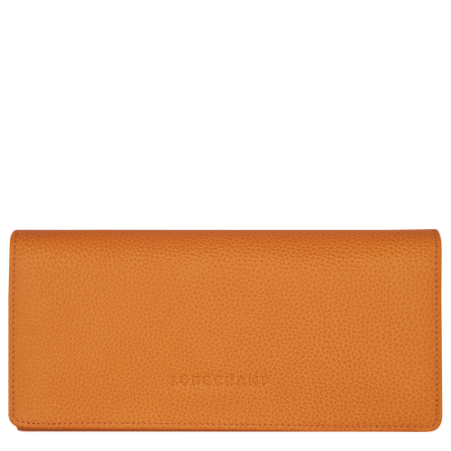 Le Foulonné Long continental wallet, Saffron
