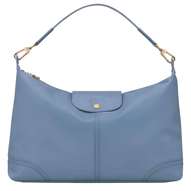 Borsa da spalla XL Le Pliage Xtra , Pelle - Ardesia  - View 1 of  5