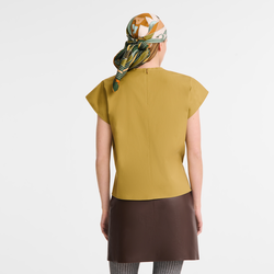 Top , Olive - Popelin