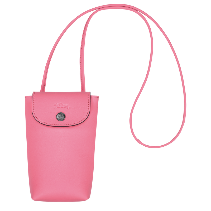 Le Pliage Xtra 裝飾皮革滾邊的手機殼 , 粉紅色 - 皮革  - 查看 1 4