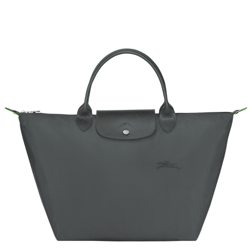Le Pliage Green M Handbag , Graphite - Recycled canvas - View 1 of  5