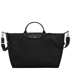 Le Pliage Energy L Travel bag , Black - Recycled canvas