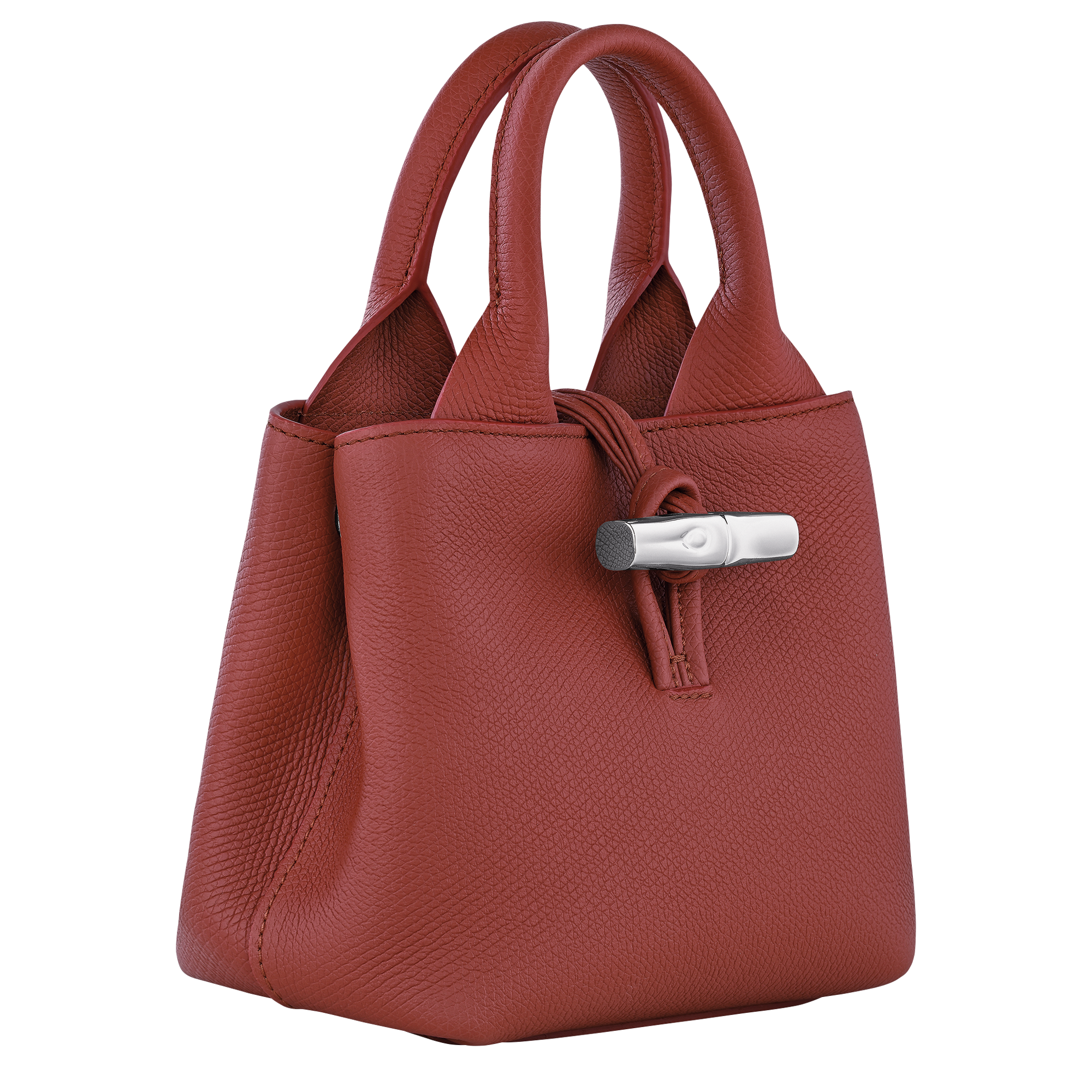 Handbag XS, Chestnut - View 3 of
7 - zoom in Le Roseau Handbag XS, Chestnut