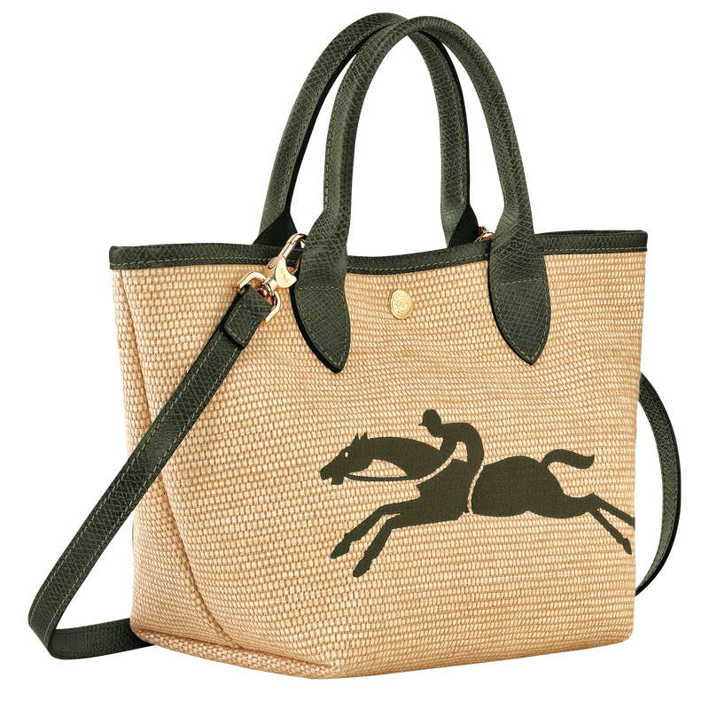 Le Panier Pliage S Basket bag Khaki Canvas Longchamp US