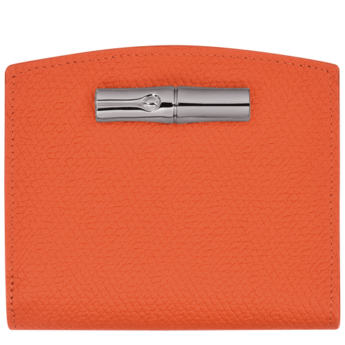 Le Roseau Kleine portemonnee , Oranje - Leder - Weergave 1 van  4