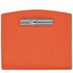 Roseau Wallet , Orange - Leather