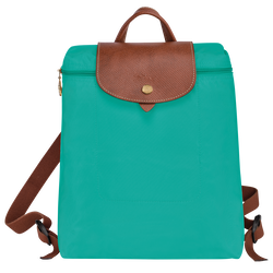 Le Pliage 原創系列 後背包 M , 綠松石色 - 再生帆布