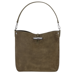 Le Roseau M Hobo bag , Olive - Leather