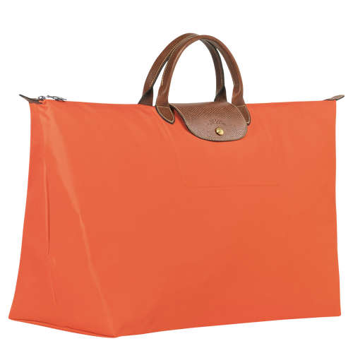 Reisetasche M Le Pliage Original , Recyceltes Canvas - Orange - Ansicht 3 von 6