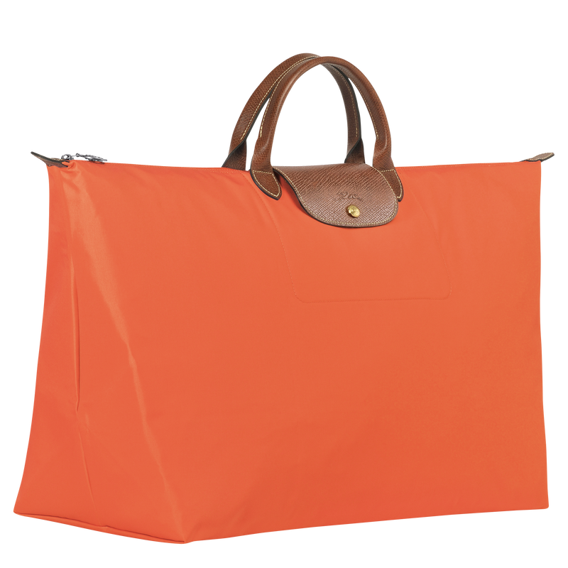 Le Pliage Original M Travel bag , Orange - Recycled canvas  - View 3 of 6