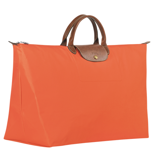 Le Pliage Original 旅行袋 M , 橙色 - 再生帆布 - 查看 3 4