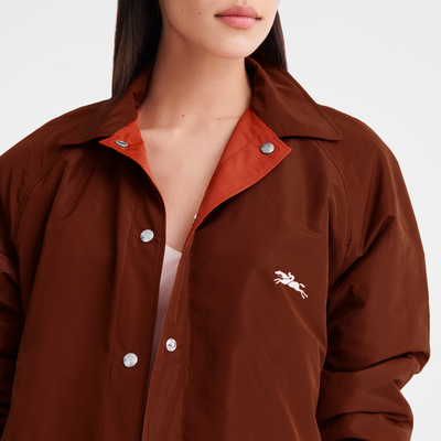 null Blouson ouatiné, Châtaigne/Tomate