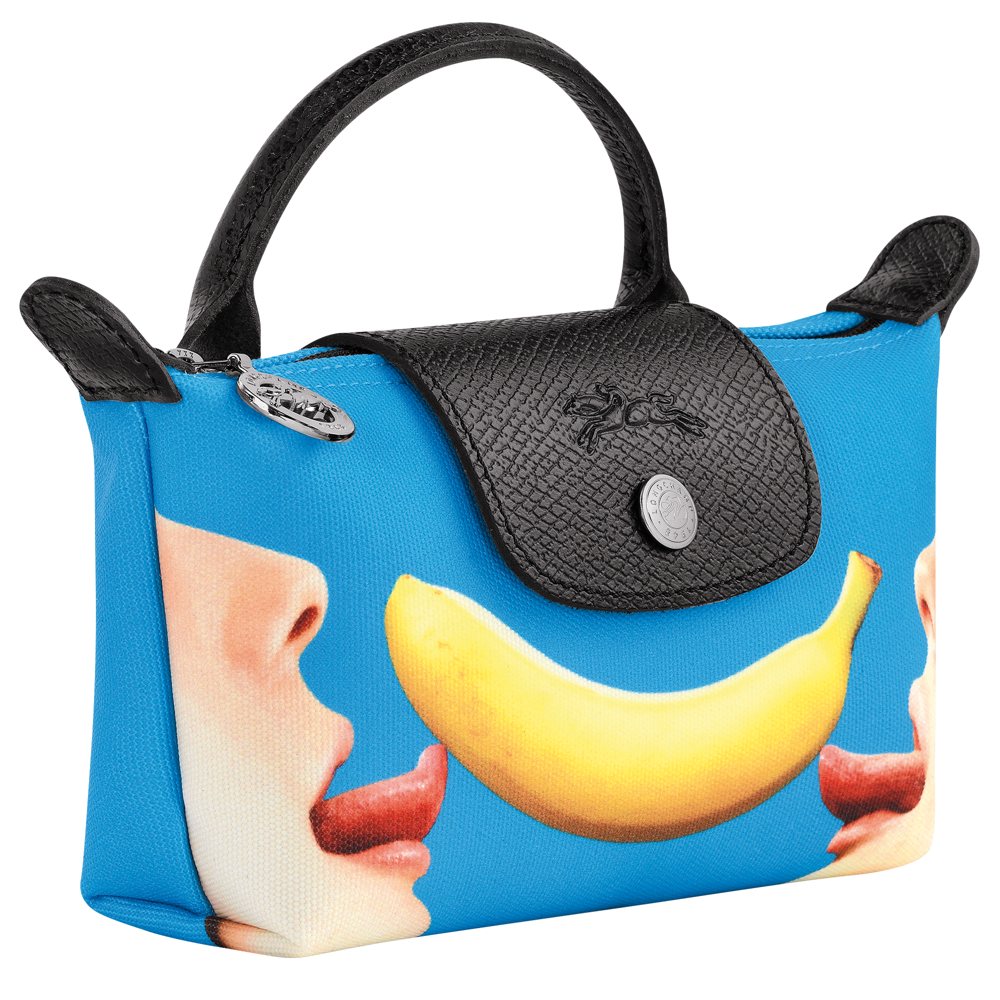 Longchamp x ToiletPaper 手拿包, 藍色