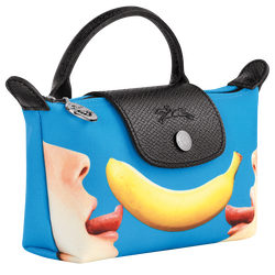 Longchamp x ToiletPaper 手拿包, 藍色