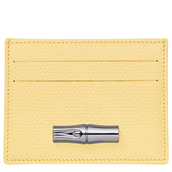 Le Roseau Card holder , Yellow Chick - Leather