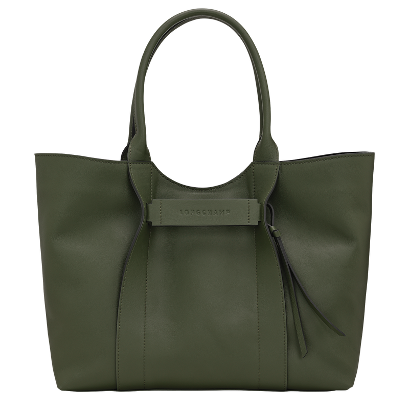 Borsa da spalla L Longchamp 3D , Pelle - Kaki  - View 1 of  5