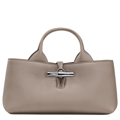 Sac à main S Le Roseau , Cuir - Argile