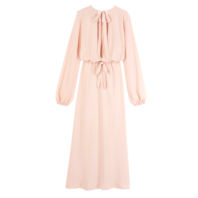 Long dress , Cream - Crepe jersey