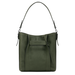 Longchamp 3D M Hobo bag , Khaki - Leather