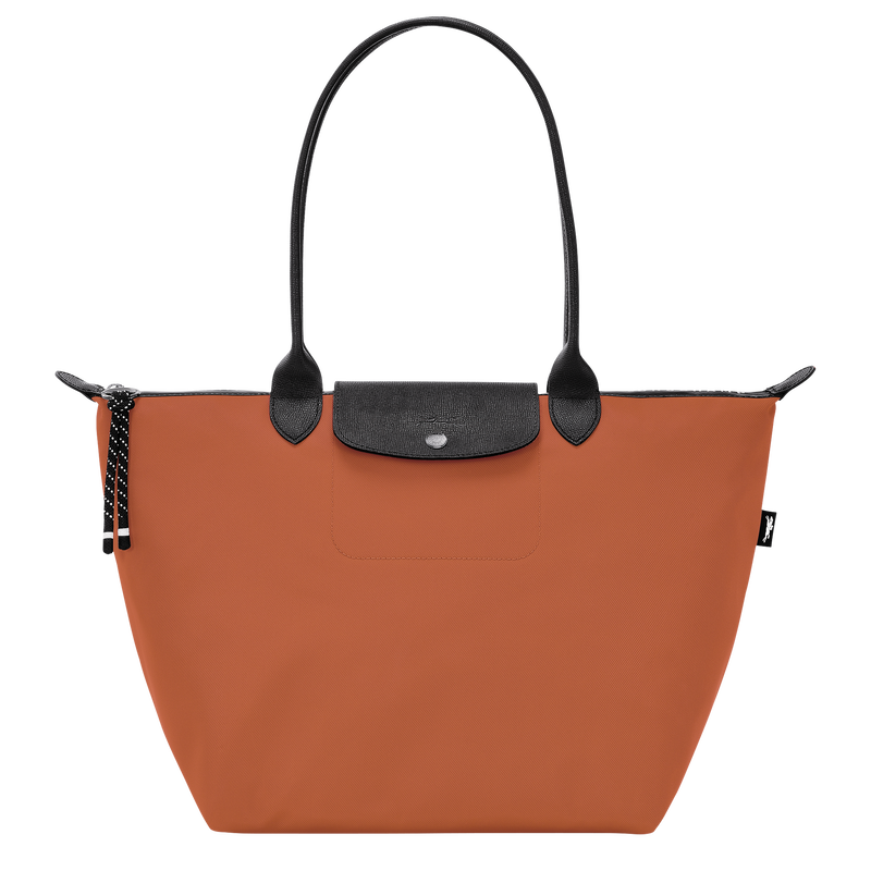 Le Pliage Energy Shopper L , Bruin - Gerecycled canvas  - Weergave 1 van  6