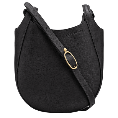 Le Foulonn&eacute; Crossbodytas S , Zwart - Leder