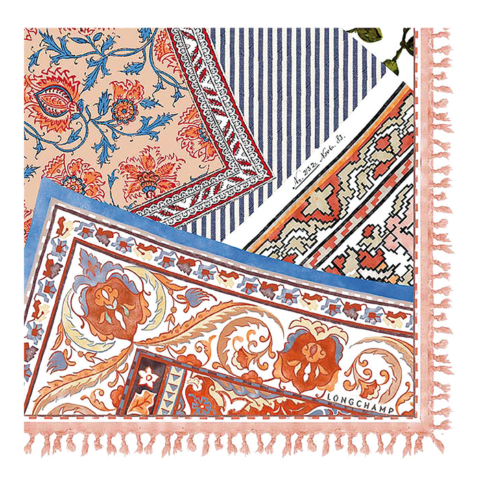 Spring/Summer Collection 2022 Silk scarf, Orange