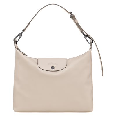 Le Pliage Xtra 半月形單肩包 M , 白紙色 - 皮革