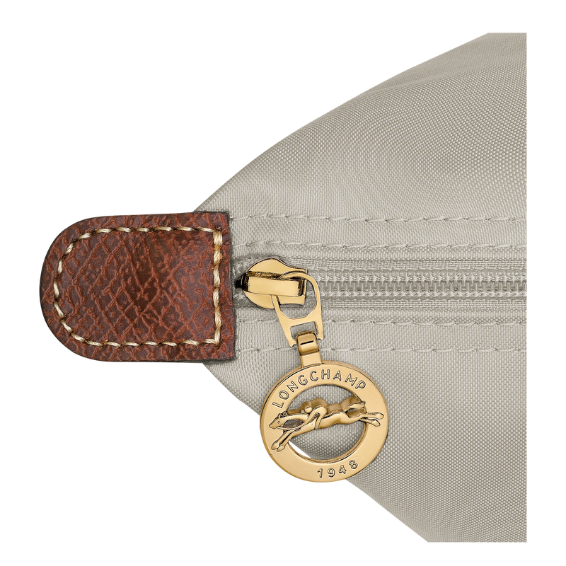 Borsa da spalla L Le Pliage Original , Tela riciclata - Grigio Verde  - View 5 of  6