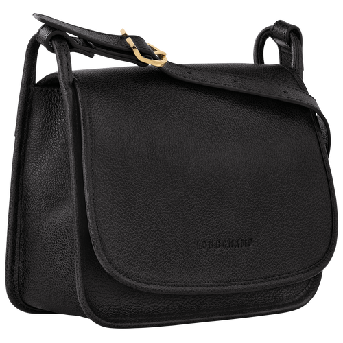Le Foulonné S Crossbody bag , Black - Leather - View 3 of  5
