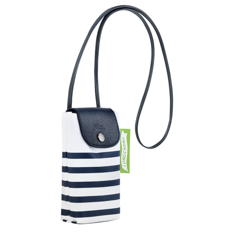Le Pliage Collection Phone case Navy/White - Canvas (34201HDF165