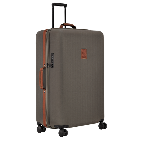 Boxford XL Suitcase , Brown - Recycled canvas - View 3 of 5