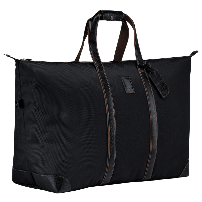 Reisetasche L Boxford , Recyceltes Canvas - Schwarz  - Ansicht 3 von 4